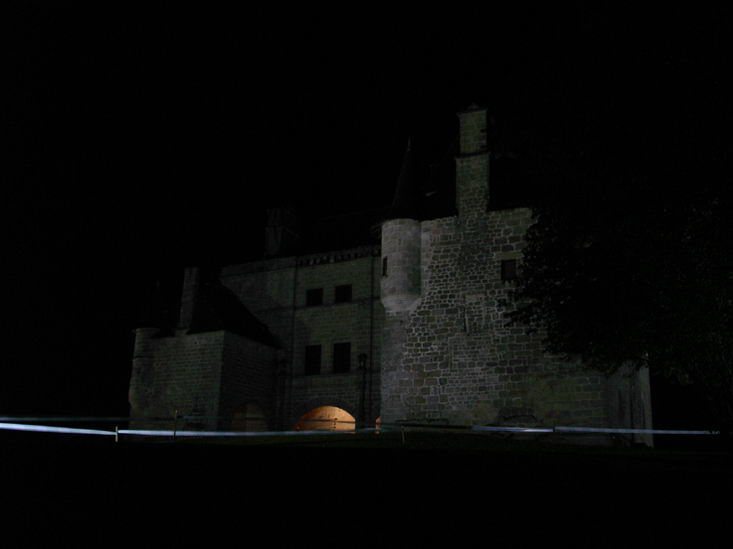 Chateau de sediere by night
